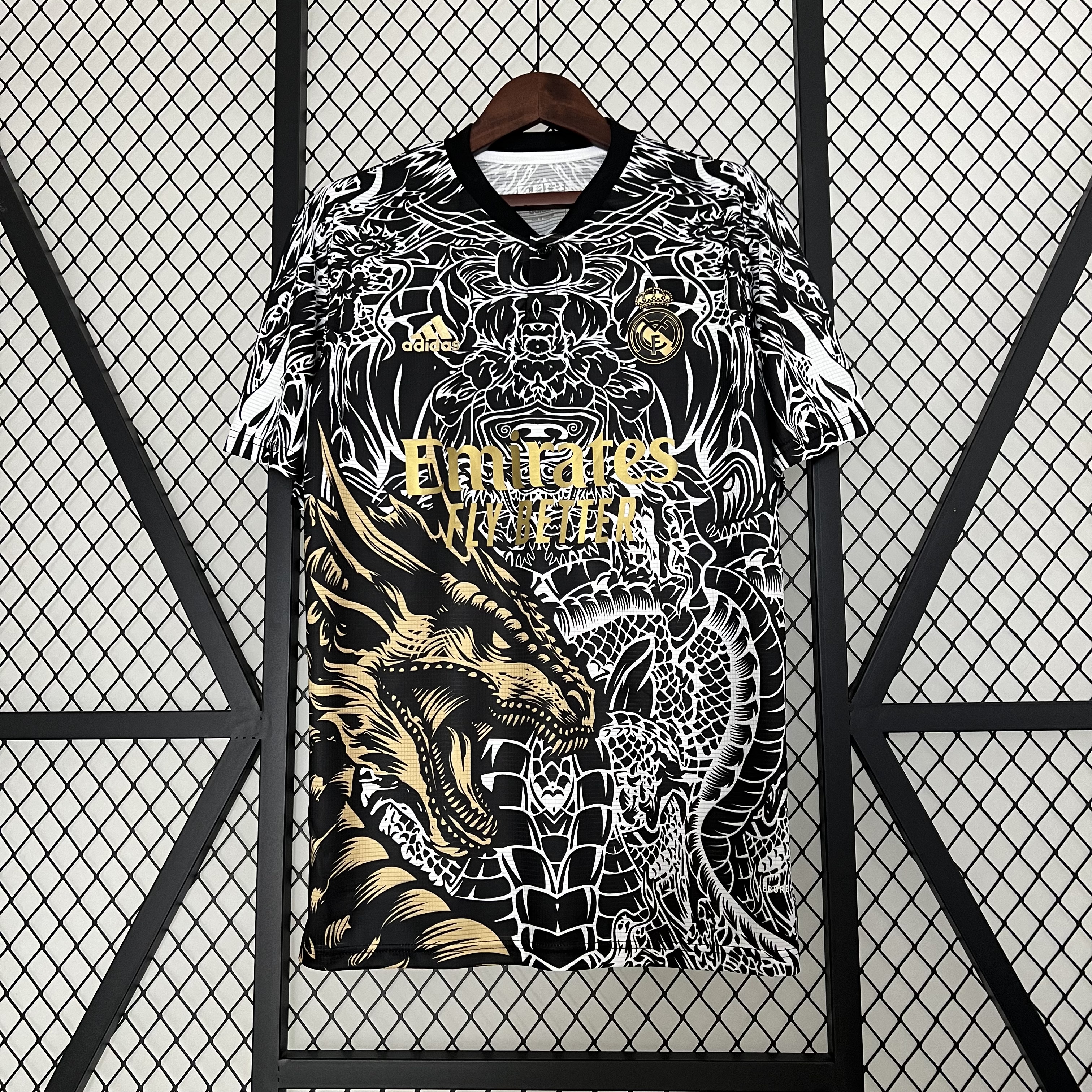 Real Madrid 23-24 Dragon Pattern Special Edition Jersey - Fans Version